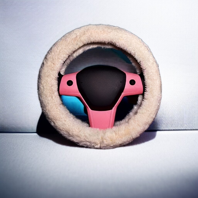 women's non-slip and warm car steering wheel cover