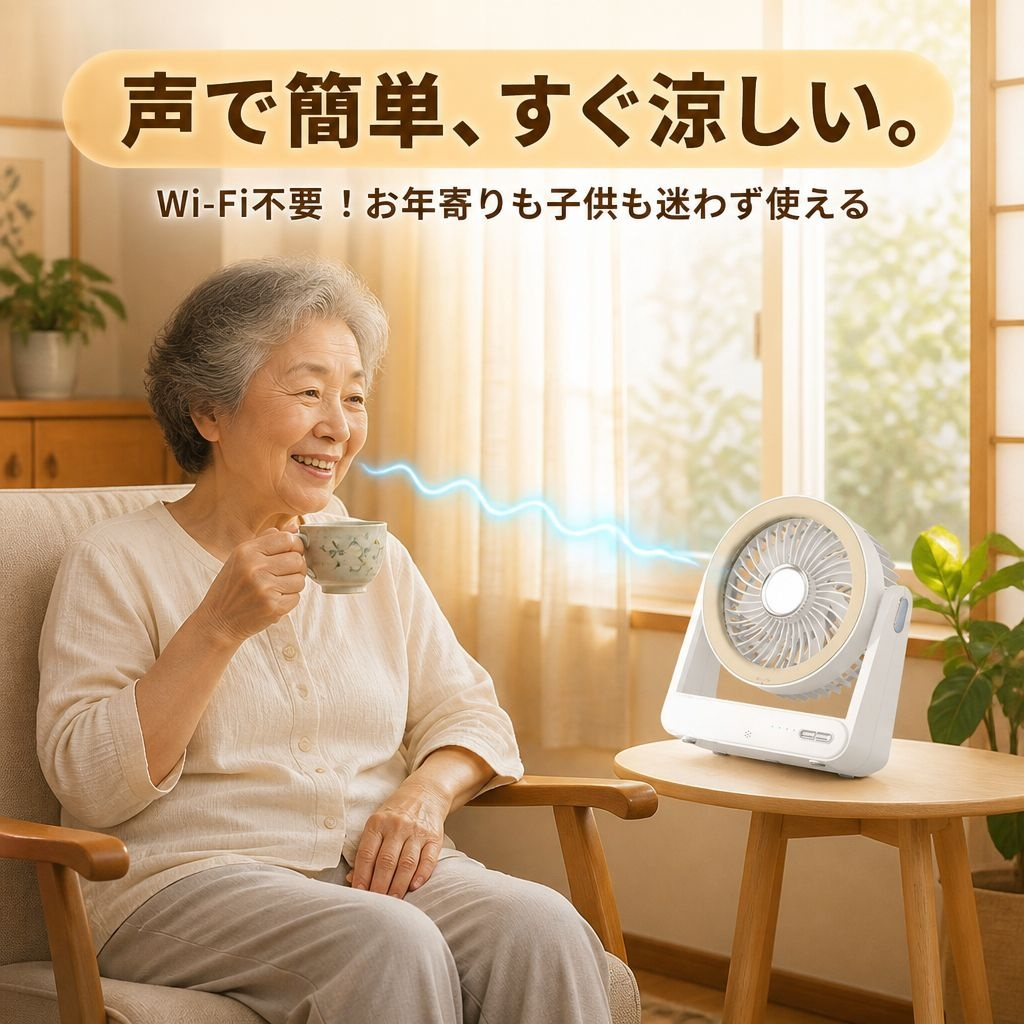卓上多機能スマートファン コンパクト携帯型 壁掛け&タイマー対応 家庭用サーキュレーター