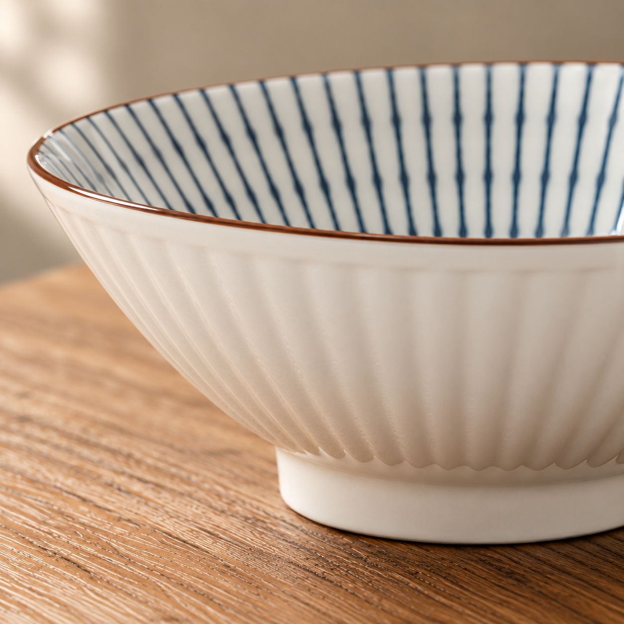 Small ceramic bowl for rice and side dishes