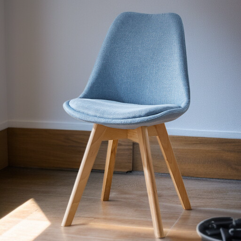 홈 심플 원목 등받이 의자