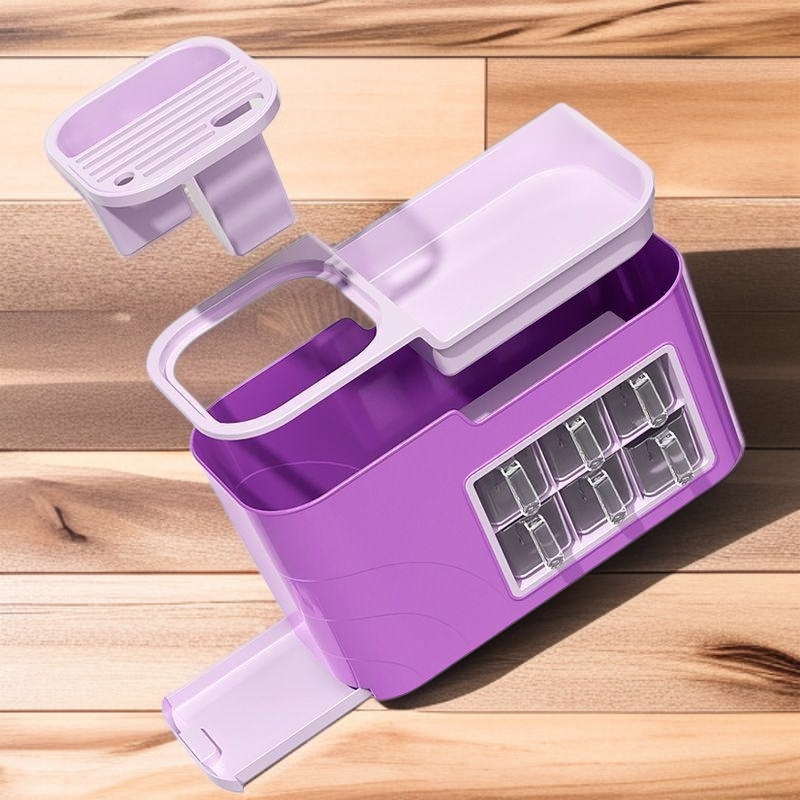 キッチン調味料ボックスと箸収納ラック