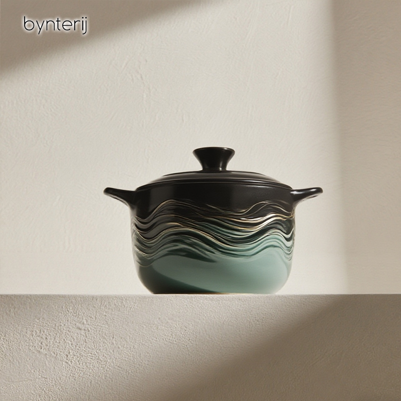 หม้อซุปแบบก้นหนาสำหรับใช้ในครัวเรือน