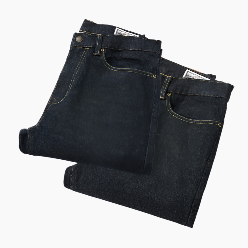 オリジナルカラー スリムフィットメンズデニムパンツ