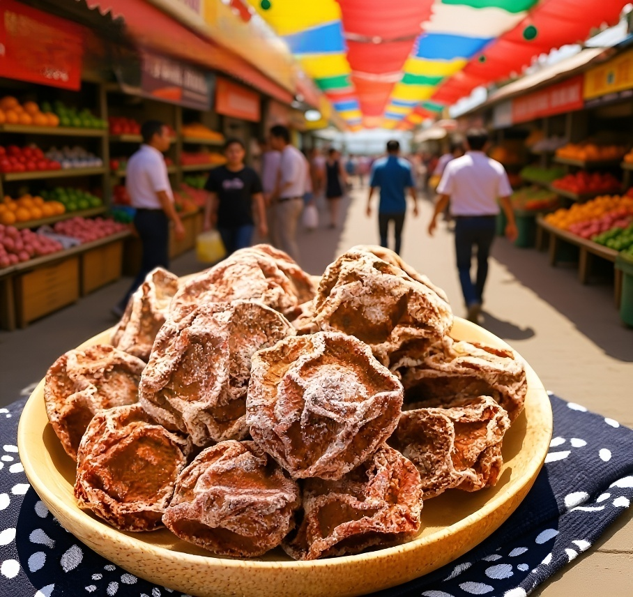 캔에 담긴 자두의 선명한 색상