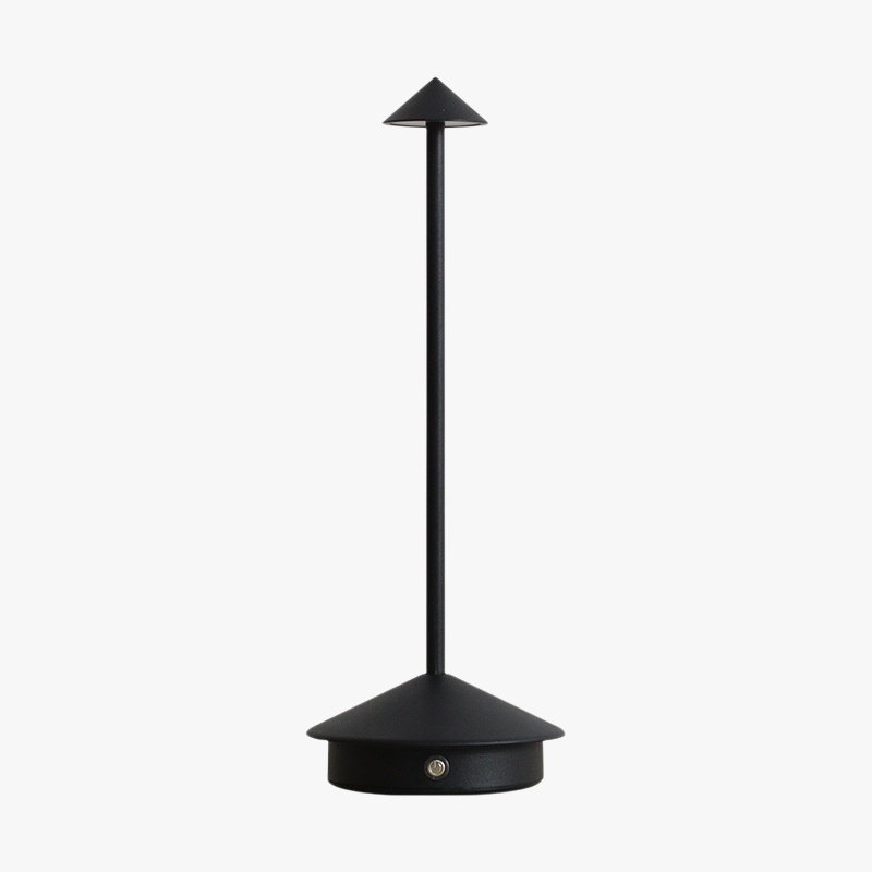 Lámpara LED moderna para decoración del hogar, luz nocturna de seta creativa de aluminio simple, lám