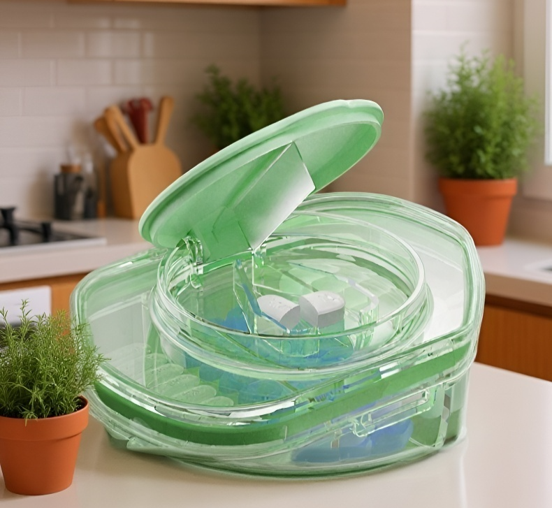 고품질 소재로 제작된 약 절단기 디테일