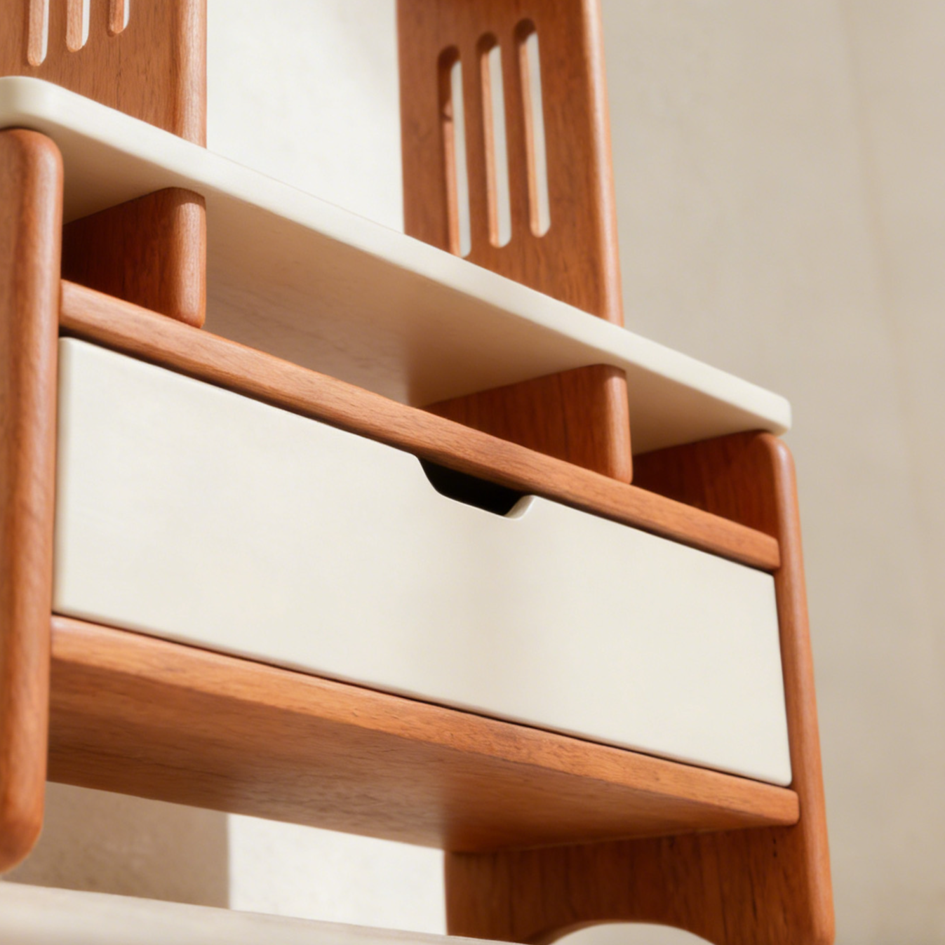 창의적인 원목 데스크탑 소형 장식품 세트 전체 이미지