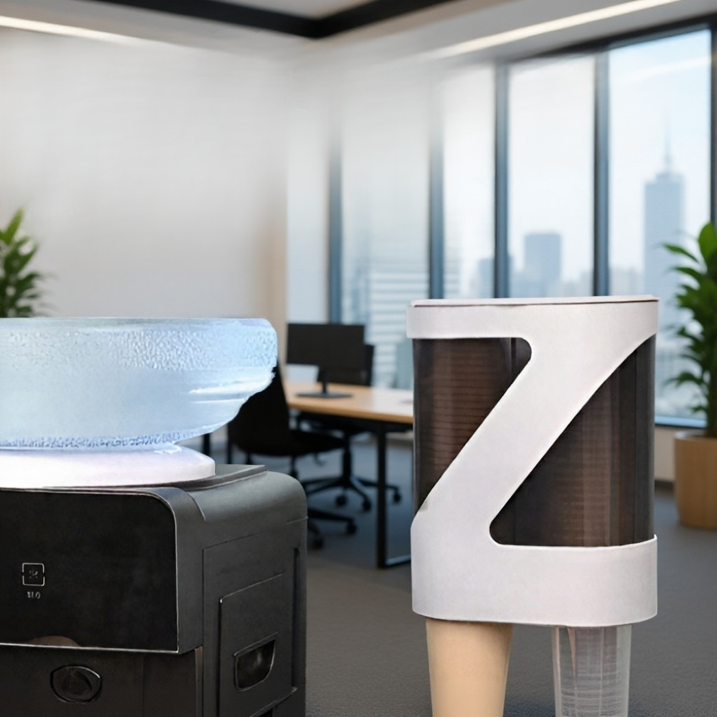 Wasserbecher-Aufbewahrungsregal aus Kunststoff, ohne Bohren, für den Hausgebrauch