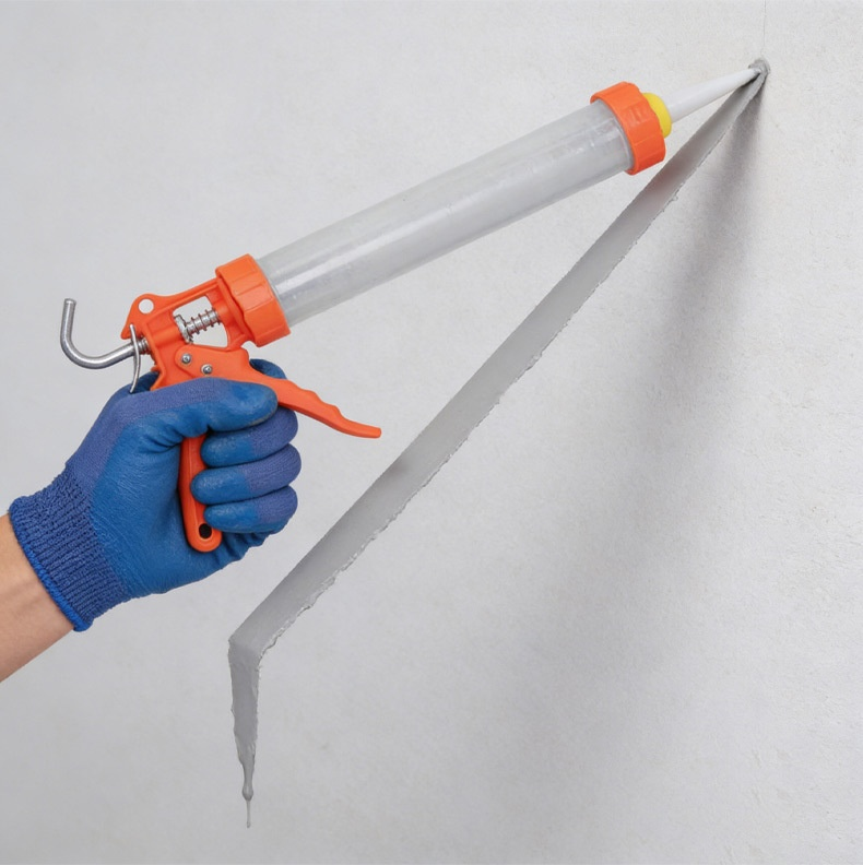 Effortless transparent structural glue gun