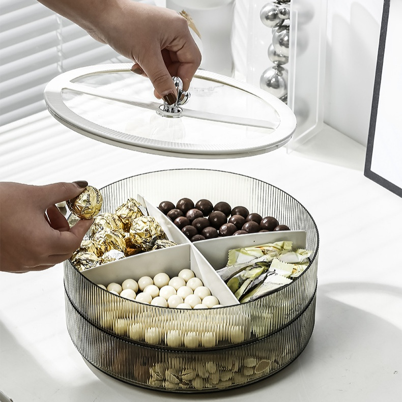 고급 플라스틱 밀폐 견과류 스낵 보관함 