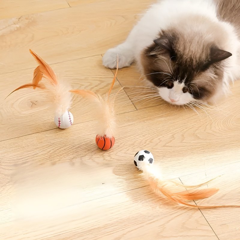 Bouncing Feather Ball