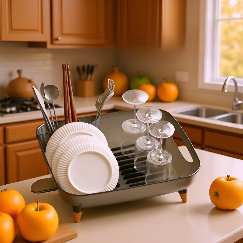 물빠짐 파티션 수납 그릇 바구니