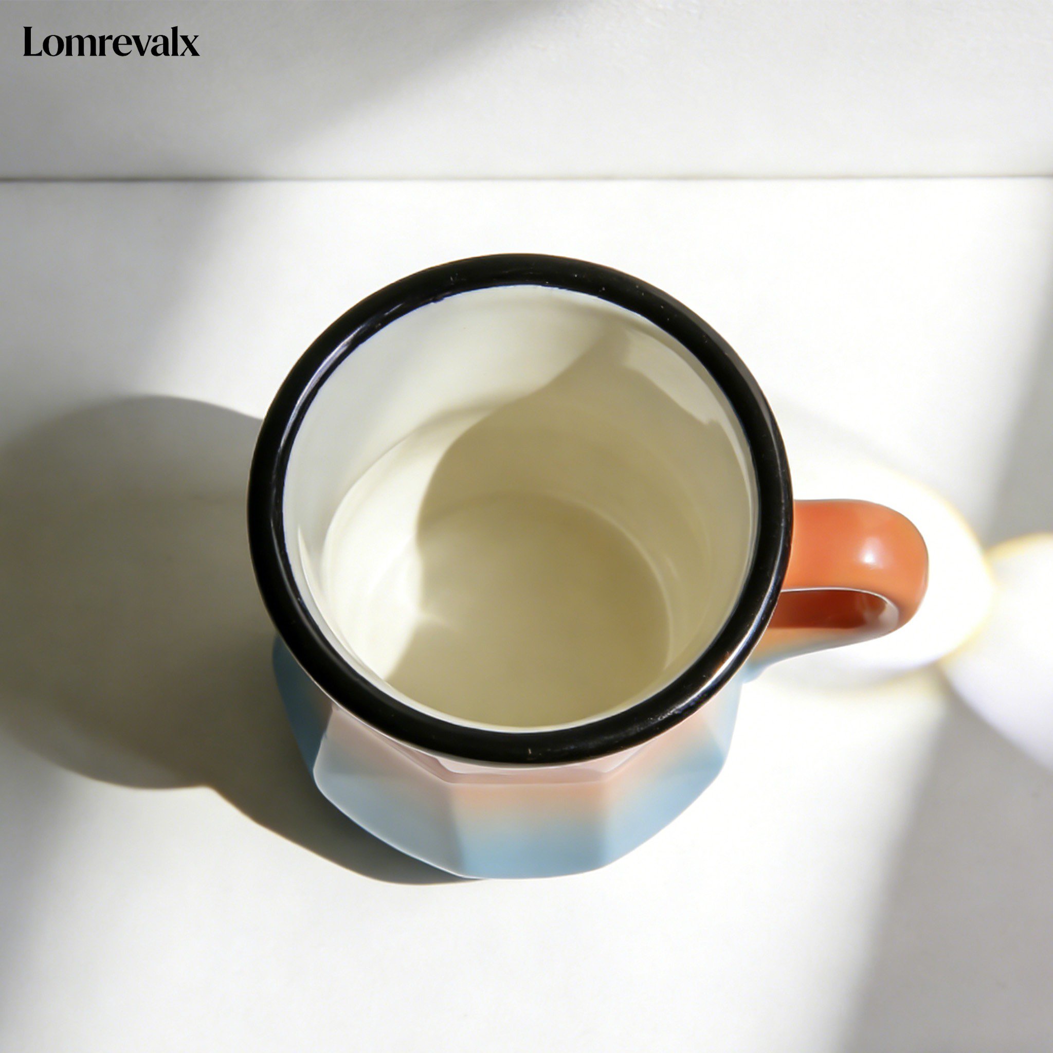 Taza esmaltada mini retro