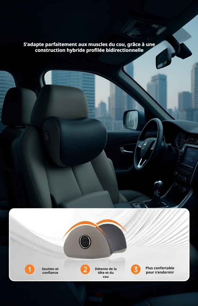 Soutien dorsal réglable pour voiture