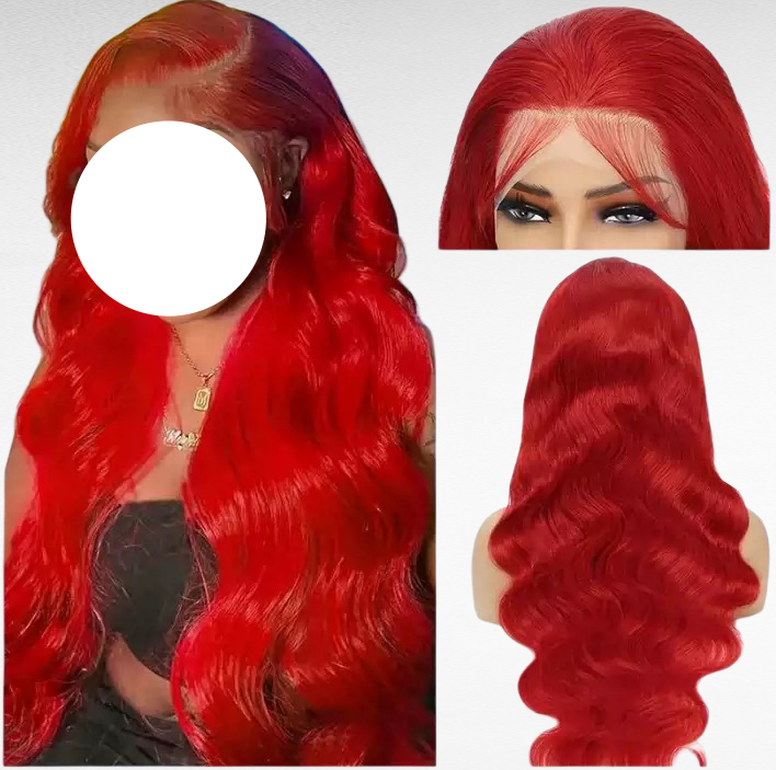 자연스러운 웨이브 가발, 레이스 디자인, 고온사로 스타일링 가능