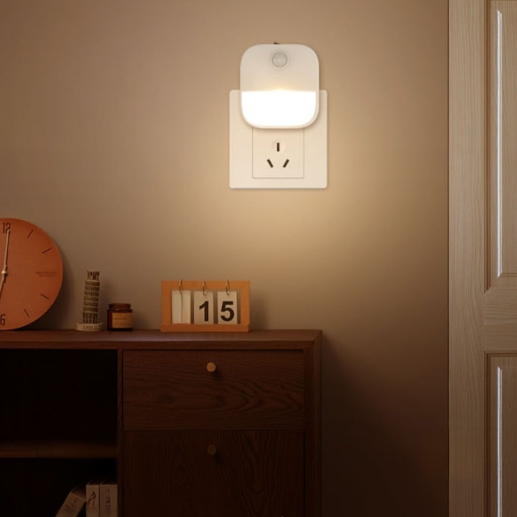 동작 감지 LED 플러그인 조명