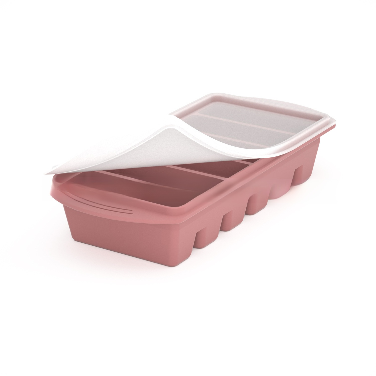 Household 4-Grid Ice Cube Tray with Lid