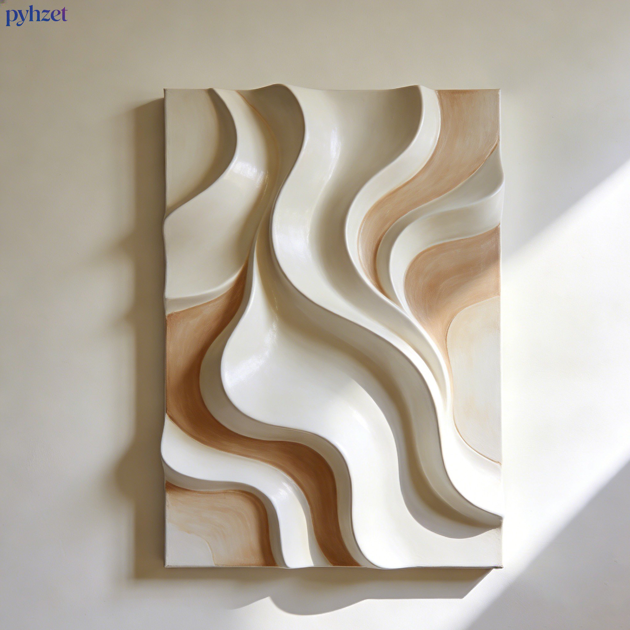 ミニマルなリビングルームの装飾絵画