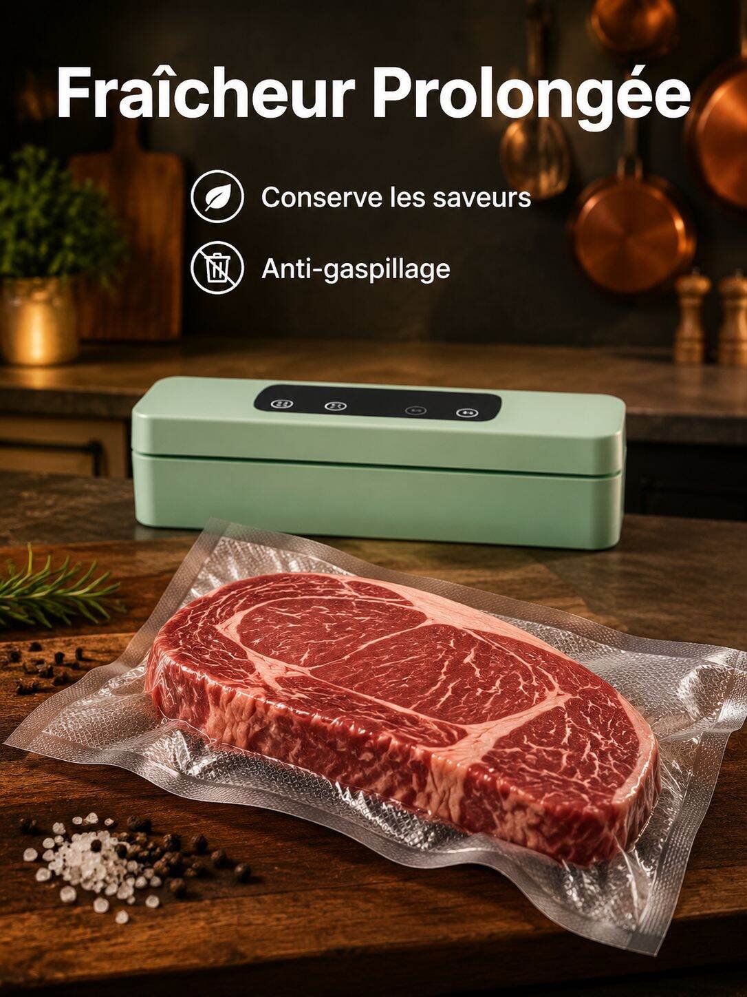 Appareil de mise sous vide automatique portable pour la maison