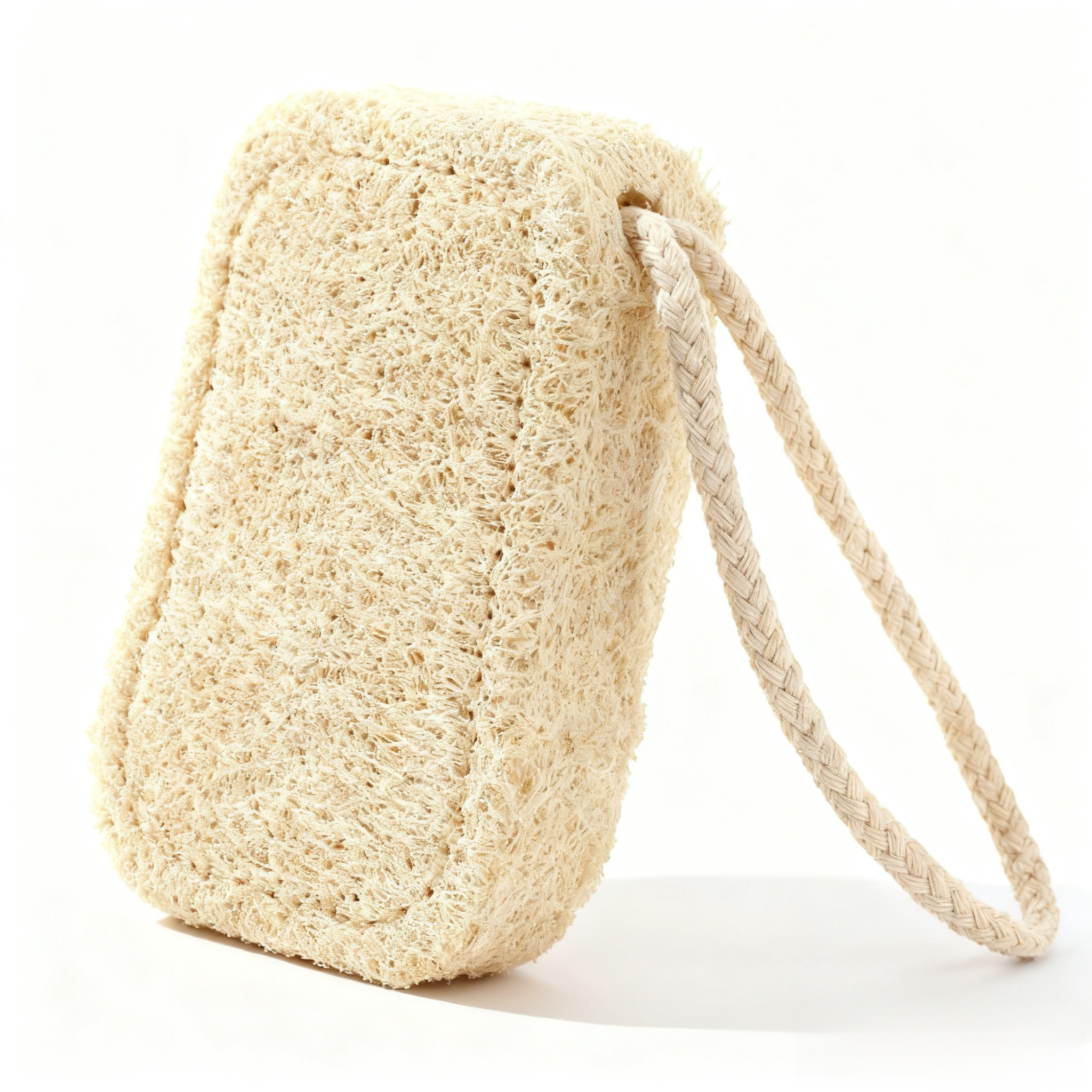 ผ้าเช็ดจานใยบวบสำหรับล้างหม้อและจานในครัวบ้าน