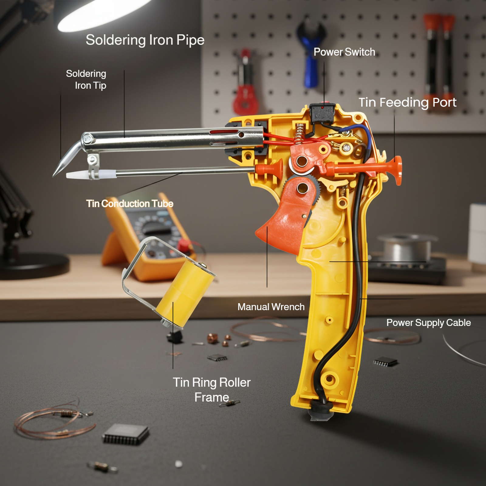 Portable Manual Soldering Gun