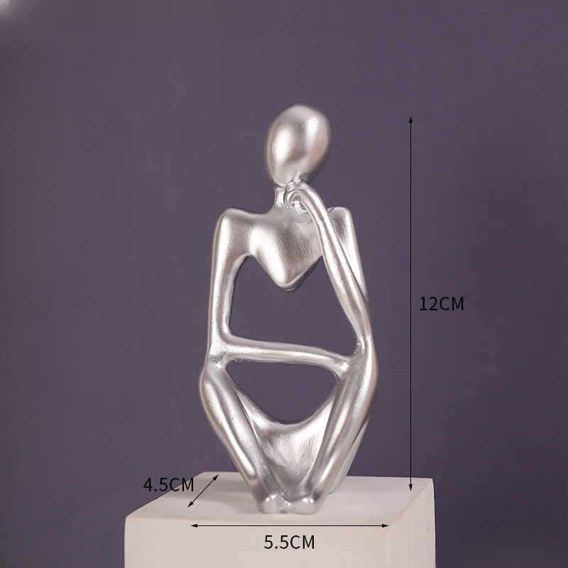 思考人物擺飾樹脂裝飾品