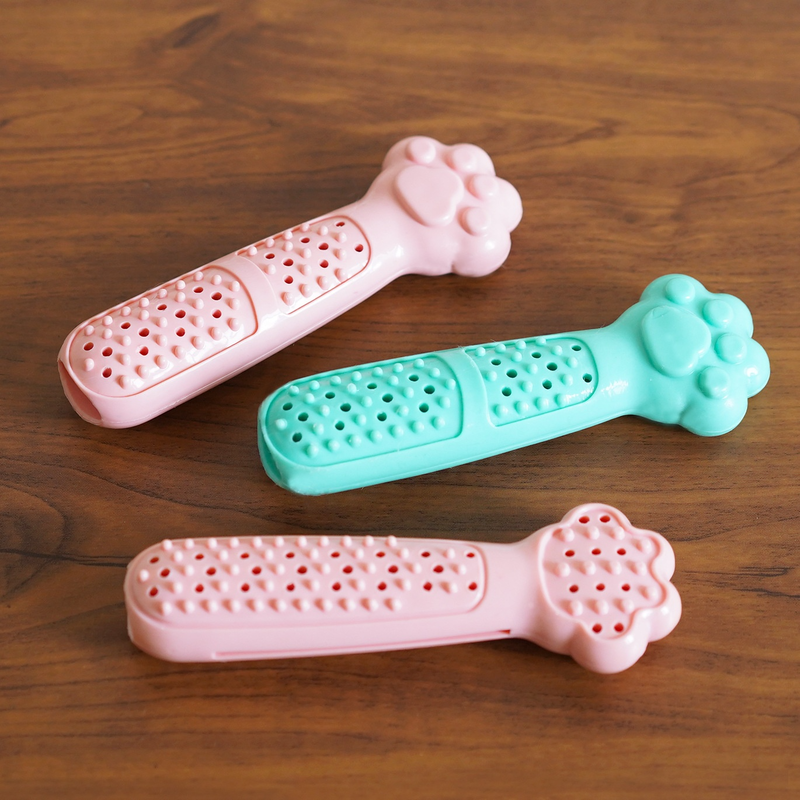 Jouet nettoyant pour dents avec herbe à chat