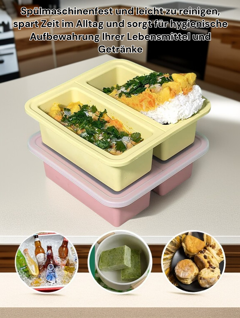 Extra große Eiswürfelschale für große Eiswürfel