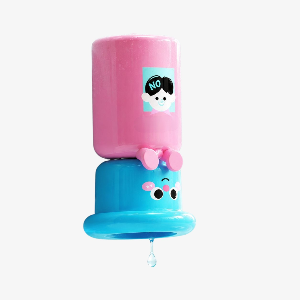 도파민 스타일 자석 칫솔컵 거치대