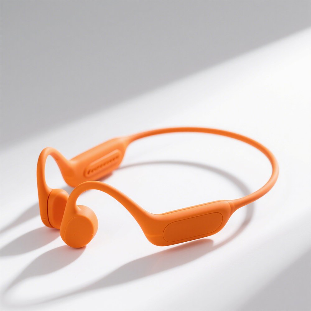 Lehká sportovní sluchátka s kostním vedením z titanové slitiny