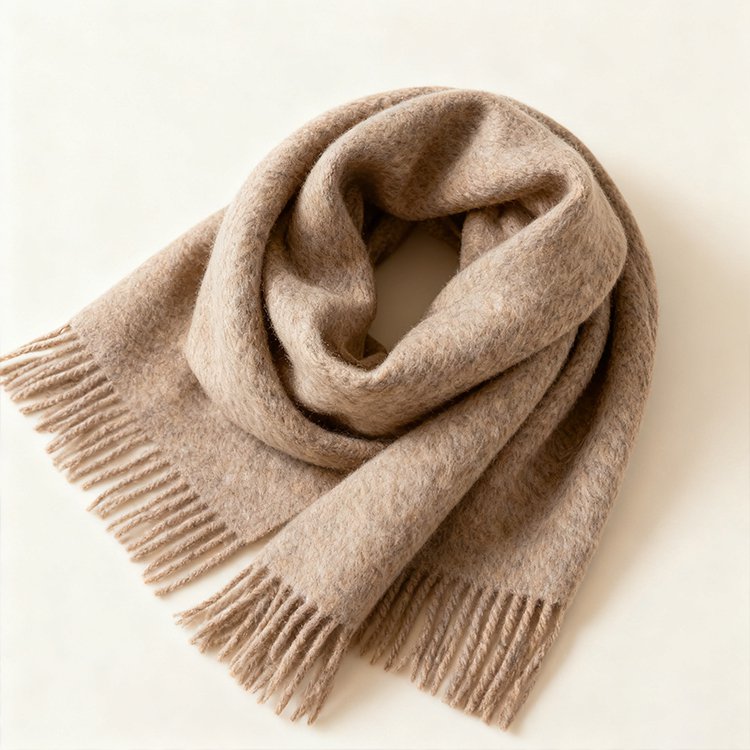 フリンジ付きファッションストール