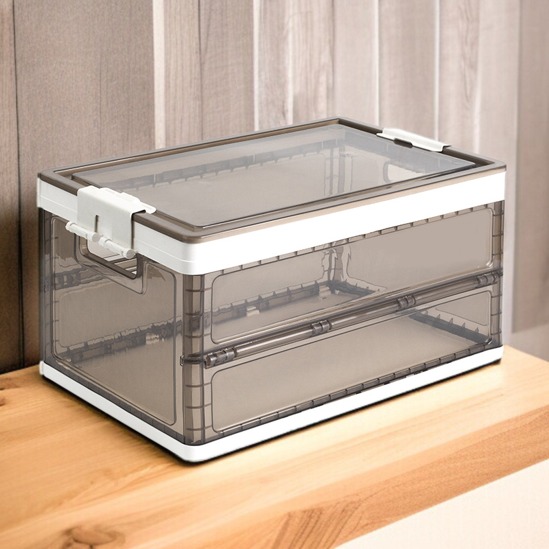 접이식 수납함 투명 정리함 수납함 의류 완구 서적 북 수납함