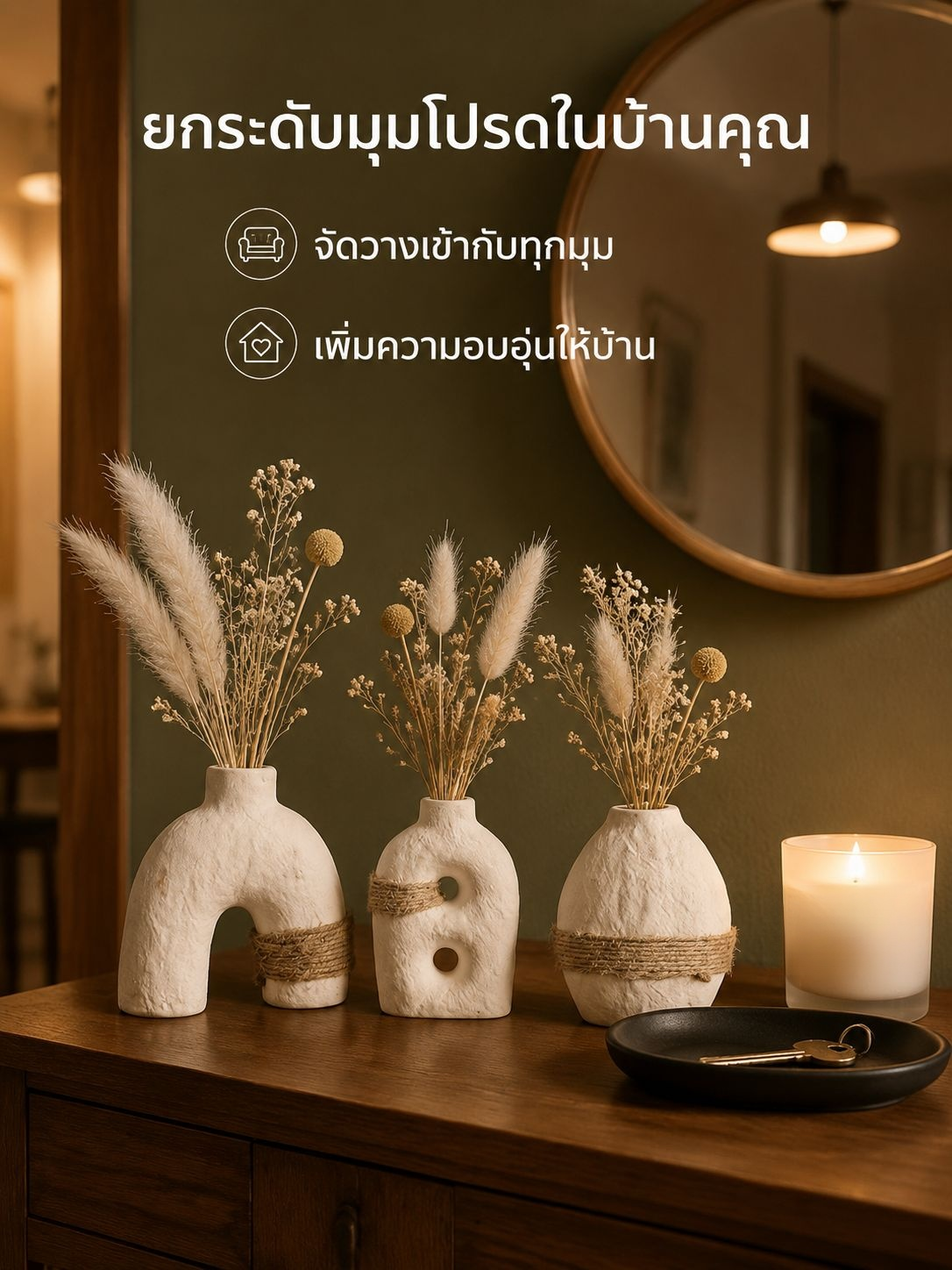 แจกันเซรามิกดีไซน์สร้างสรรค์สำหรับตกแต่งบ้าน