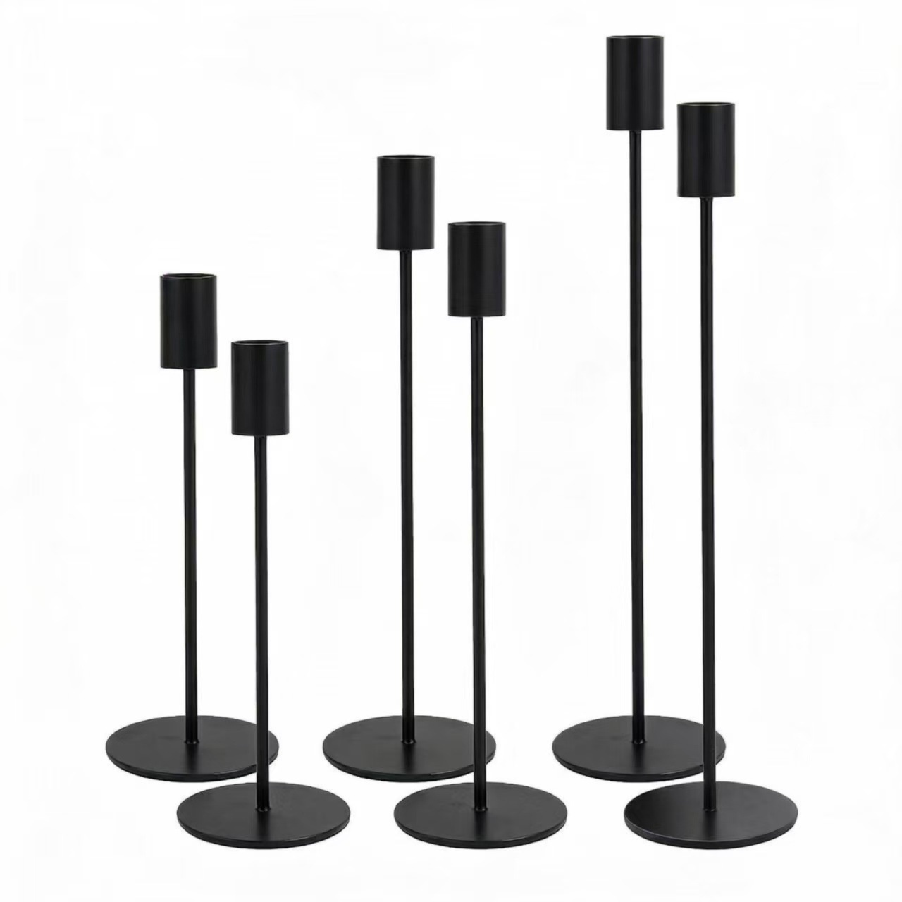 European Style Gold Metal Candle Holder