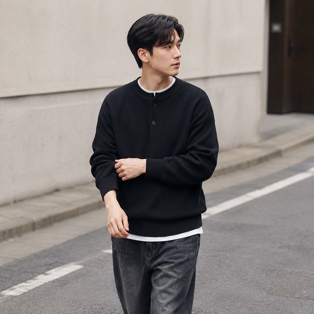 가을겨울 신상 반집업 스웨터