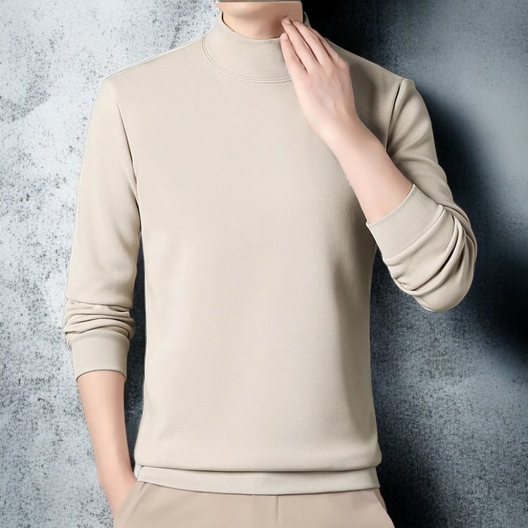 남성용 퍼안감 스웨터 후면 이미지