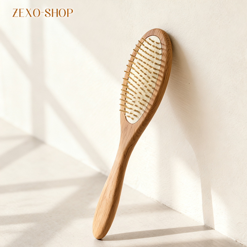 หวีไม้ธรรมชาติสำหรับหมาและแมว