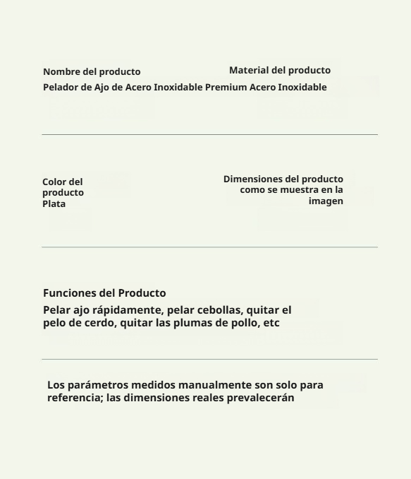 Accesorio de cocina para preparar ajo rápidamente