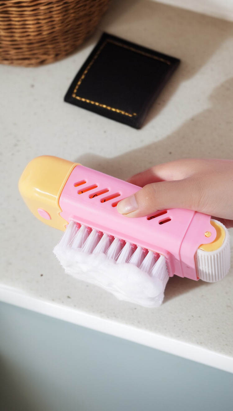 Portable soap foaming box used for travel