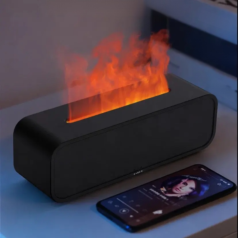 Difusor de niebla y luz dinámica para relajación