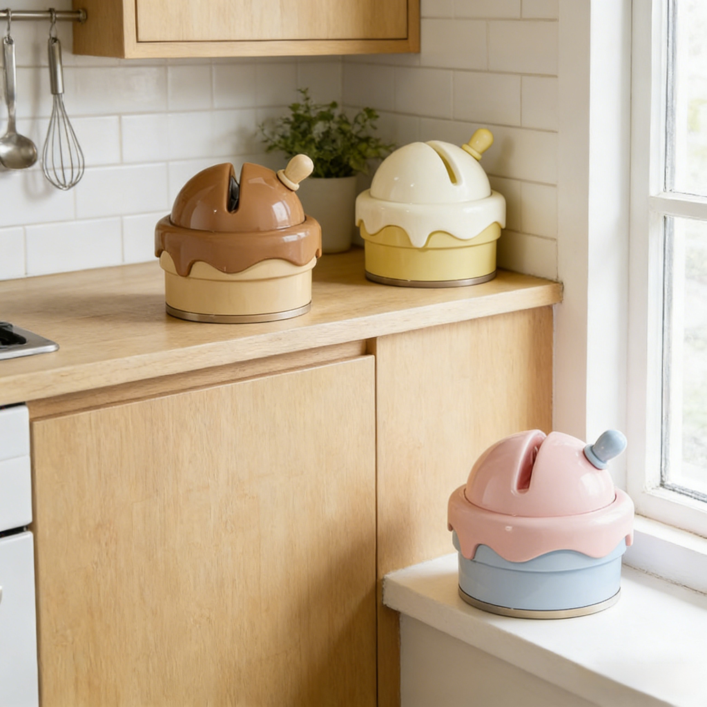 多功能吸盤式冰淇淋磨刀器