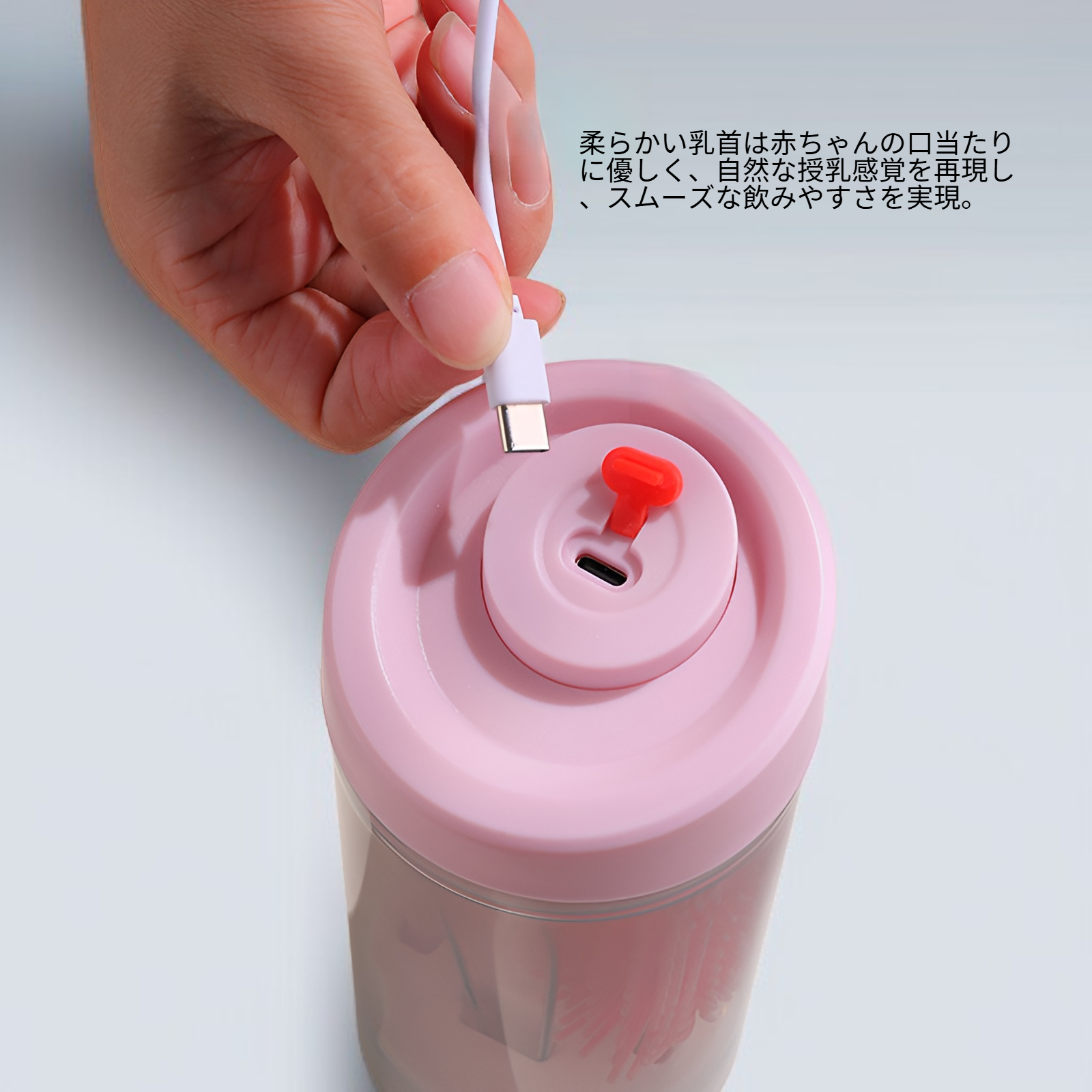 ベビー用シリコン哺乳瓶ブラシ紫外線消毒収納セット