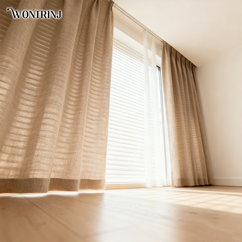 ผ้าม่านสองชิ้นสำหรับบ้าน