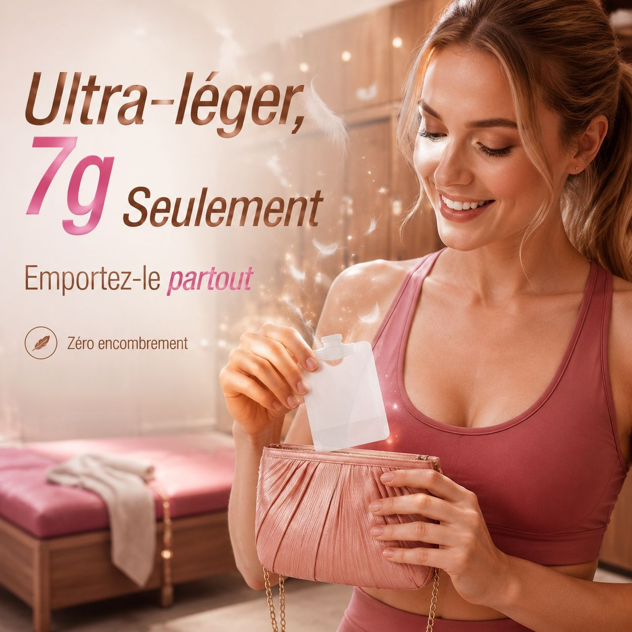Petit sac de voyage pour cosmétiques et produits de toilette, idéal pour les voyages d'affaires