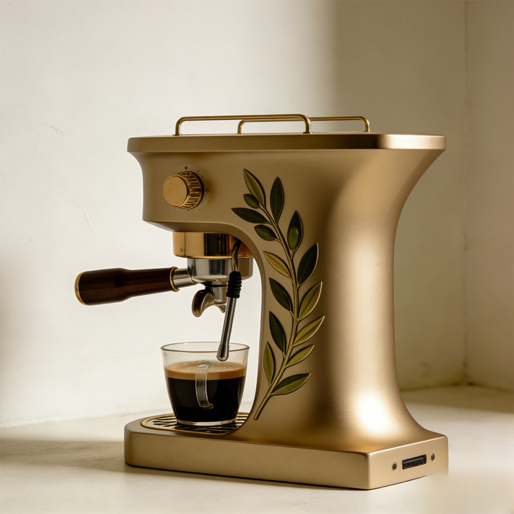 Cafetera de Estilo Vintage