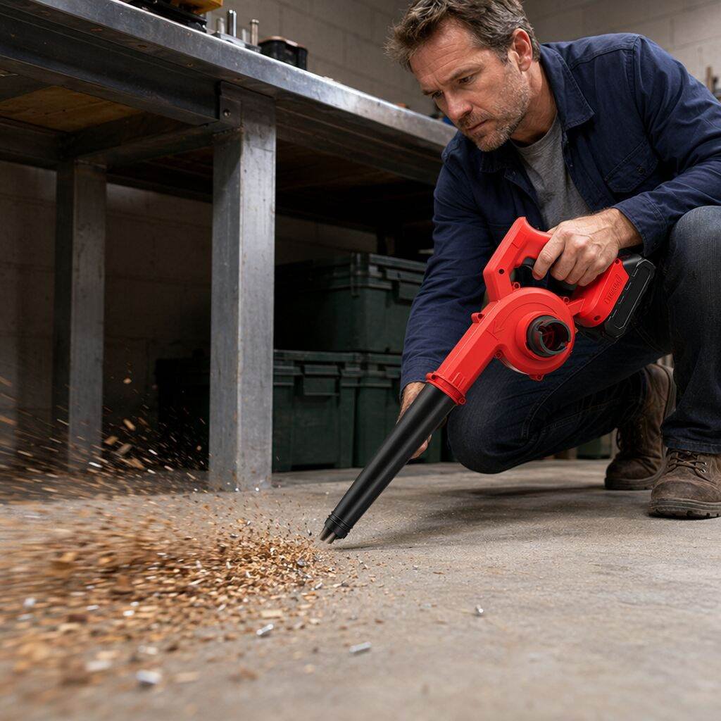 Kleiner Haushaltsstaubsauger mit Lithium-Ionen-Industriegebläse