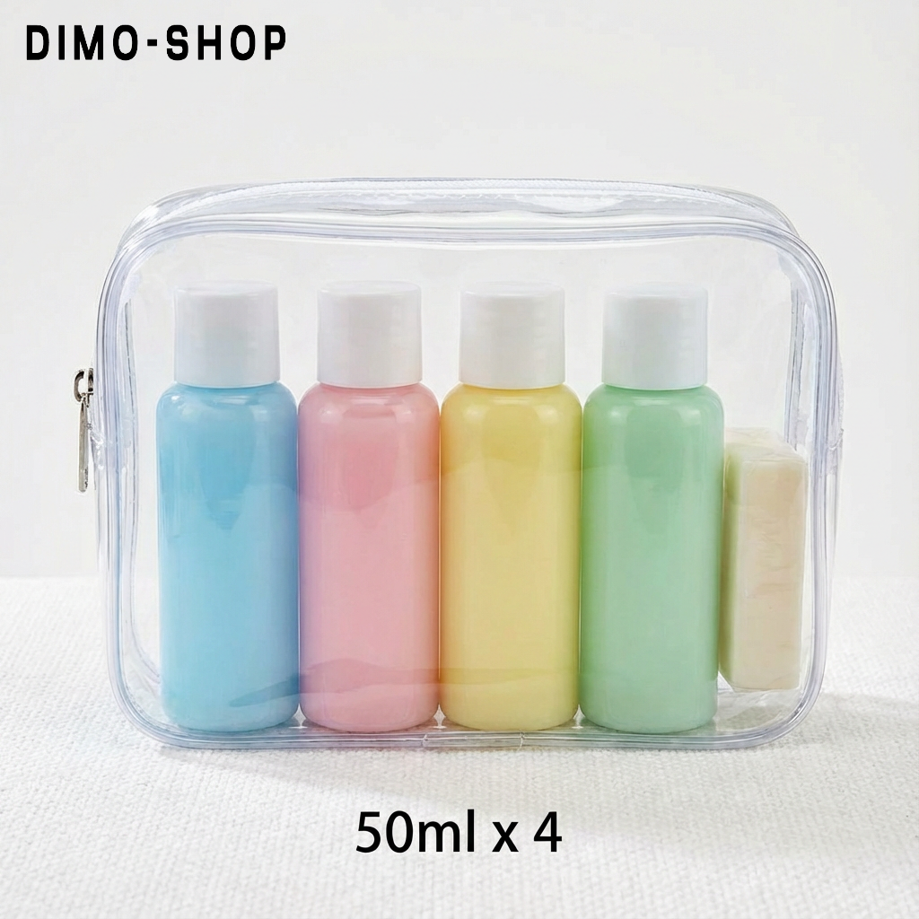 Kit de voiaj pentru spălare și îngrijire cu plante naturale