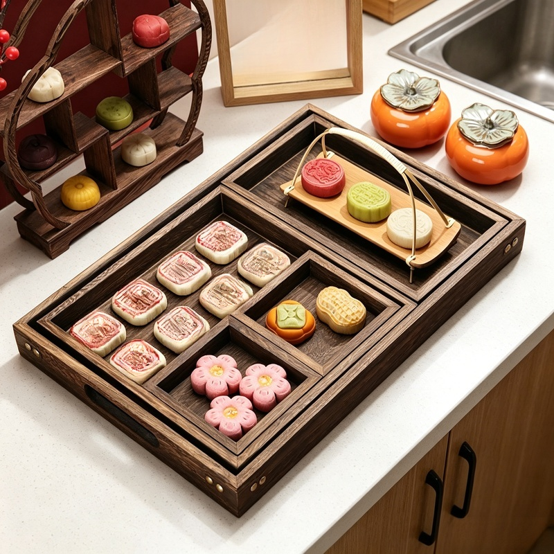 零食糕點擺放盤茶具茶盤