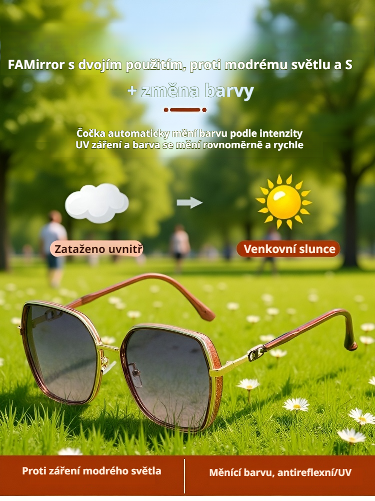  Velké polarizační sluneční brýle s ochranou proti UV záření pro zeštíhlení obličeje