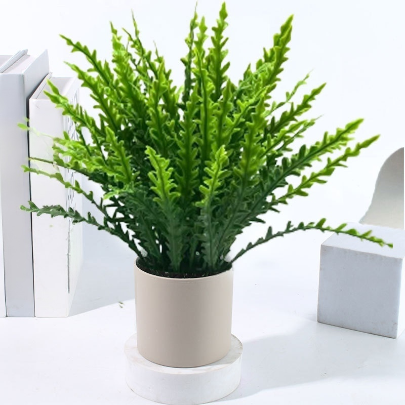 Objets de décoration de plantes vertes artificielles pour intérieur